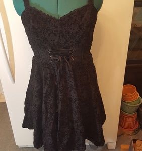 Size XXL nightmare before Christmas flocked dress